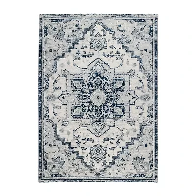 Amer Rugs Alexandria Yana Medallion Loomed Washable Indoor Rectangular Runner