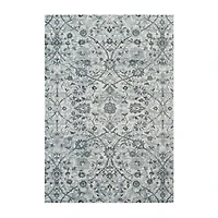 Amer Rugs Alexandria Ivey Floral Loomed Washable Indoor Round Area Rug