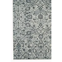Amer Rugs Alexandria Ivey Floral Loomed Washable Indoor Round Area Rug