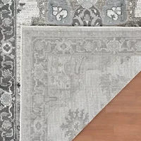 Amer Rugs Alexandria Earley Medallion Loomed Washable Indoor Rectangular Area Rug