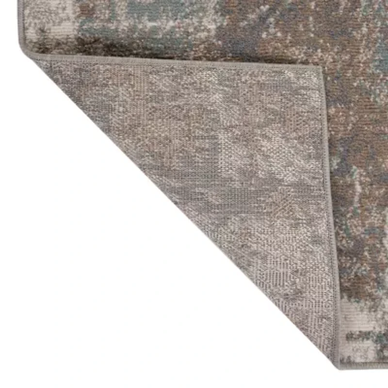 Amer Rugs Alpine Bella Abstract Loomed Washable Indoor Rectangular Area Rug