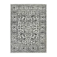 Amer Rugs Alpine Fany Bordered Loomed Washable Indoor Rectangular Runner