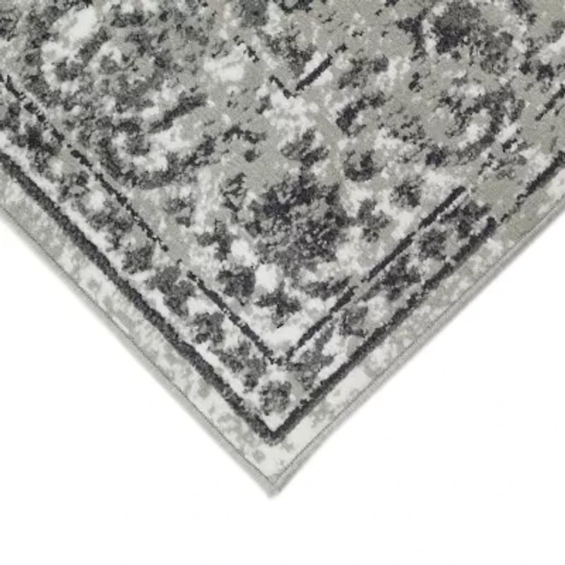 Amer Rugs Alpine Fany Bordered Loomed Washable Indoor Rectangular Runner