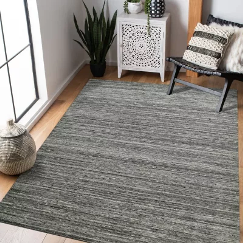Amer Rugs Heaven Lumia Stripe Woven Washable Indoor Rectangular Accent Rug