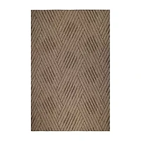 Amer Rugs Maryland Abbel Geometric Loomed 28" X 96" Indoor Outdoor Rectangular Runner