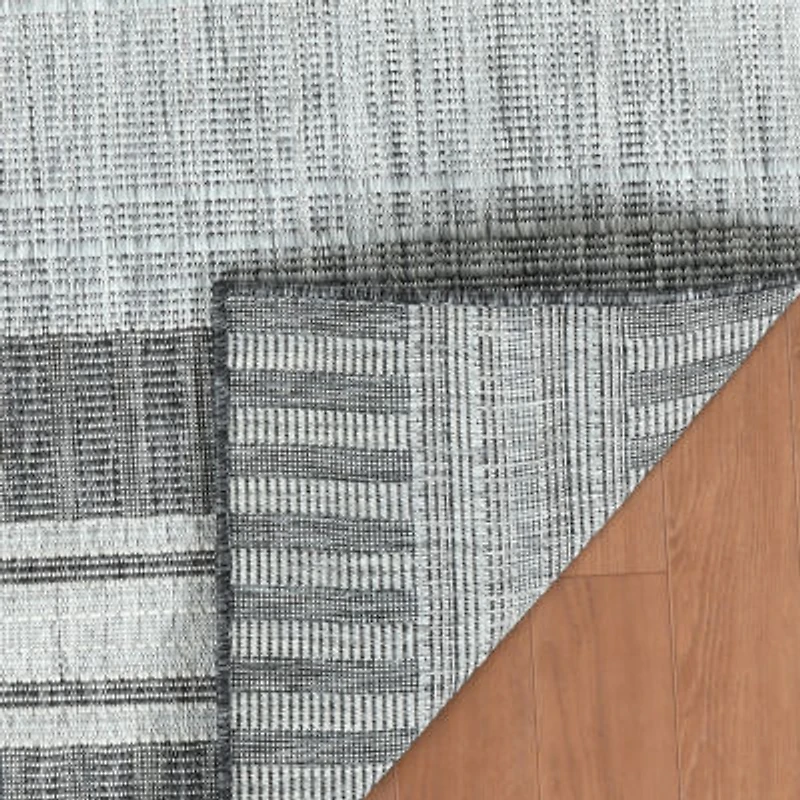 Amer Rugs Maryland Blessy Stripe Loomed Indoor Outdoor Rectangular Area Rug