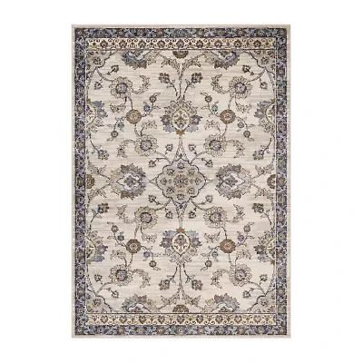 Amer Rug Jordan Bea Floral Loomed 5'3" X 7'6" Indoor Rectangular Area Rug"