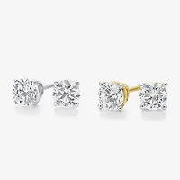Ever Star 1/2 CT. T.W. Lab-Grown (G / SI1-SI2) Diamond 10K or 14K Gold Round Stud Earrings