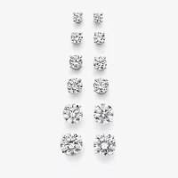 Ever Star /4 CT. T.W. Lab-Grown (G / SI1-SI2) Diamond 10K or 14K Gold Round Stud Earrings
