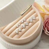 Ever Star (G / SI1-SI2) 2 CT. T.W. Lab-Grown Diamond 10K or 14K Gold Round Stud Earrings