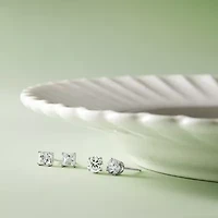 Ever Star (G / SI1-SI2) 1 CT. T.W. Lab-Grown Diamond Princess-cut Stud Earrings 10K Gold