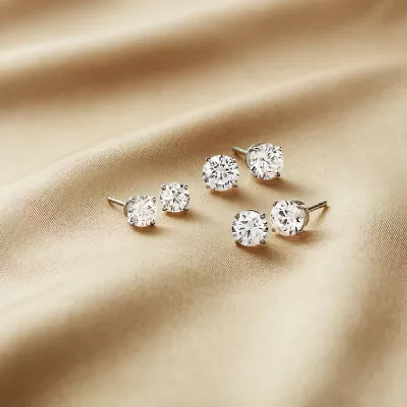 Ever Star 1 3/8 CT. T.W. Lab-Grown (G / SI1-SI2)  Diamond 10K or 14K Gold Round Stud Earrings