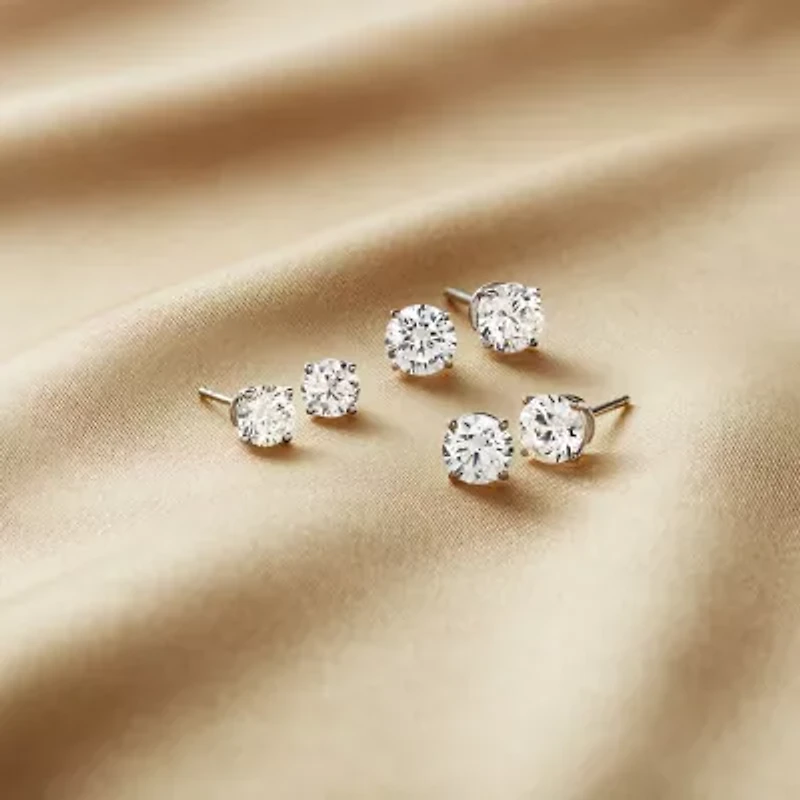 Ever Star 1 3/8 CT. T.W. Lab-Grown (G / SI1-SI2)  Diamond 10K or 14K Gold Round Stud Earrings
