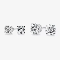 Ever Star 1/ CT. T.W. Lab-Grown (G / SI1-SI2) Diamond 10K or 14K Gold Round Stud Earrings