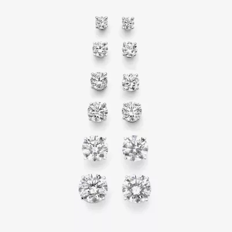 ( G/SI1-SI2 ) 1/4 CT. T.W. Lab-Grown Diamond 10K Gold Round Stud Earrings