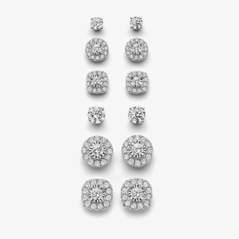 ( G/SI1-SI2 ) 3/8 CT. T.W. Lab-Grown Diamond 10K Gold Round Stud Earrings