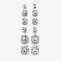 ( G/SI1-SI2 ) 3/8 CT. T.W. Lab-Grown Diamond 10K Gold Round Stud Earrings