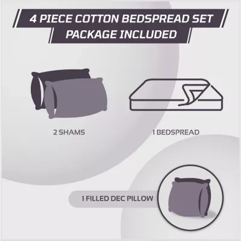 Better Trends Charleston 3-pc. Bedspread Set