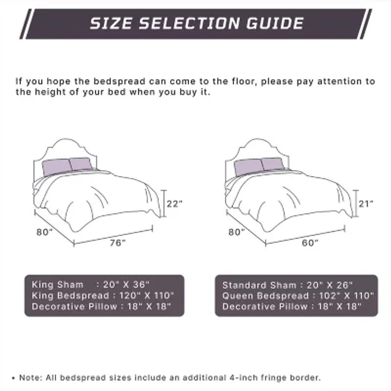 Better Trends Charleston 3-pc. Bedspread Set