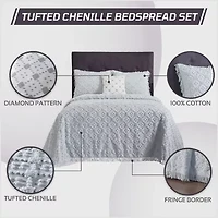 Better Trends Charleston 3-pc. Bedspread Set