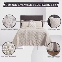 Better Trends Charleston 3-pc. Bedspread Set