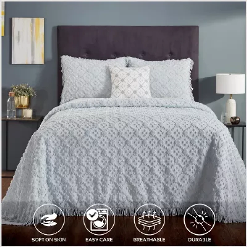 Better Trends Charleston 3-pc. Bedspread Set