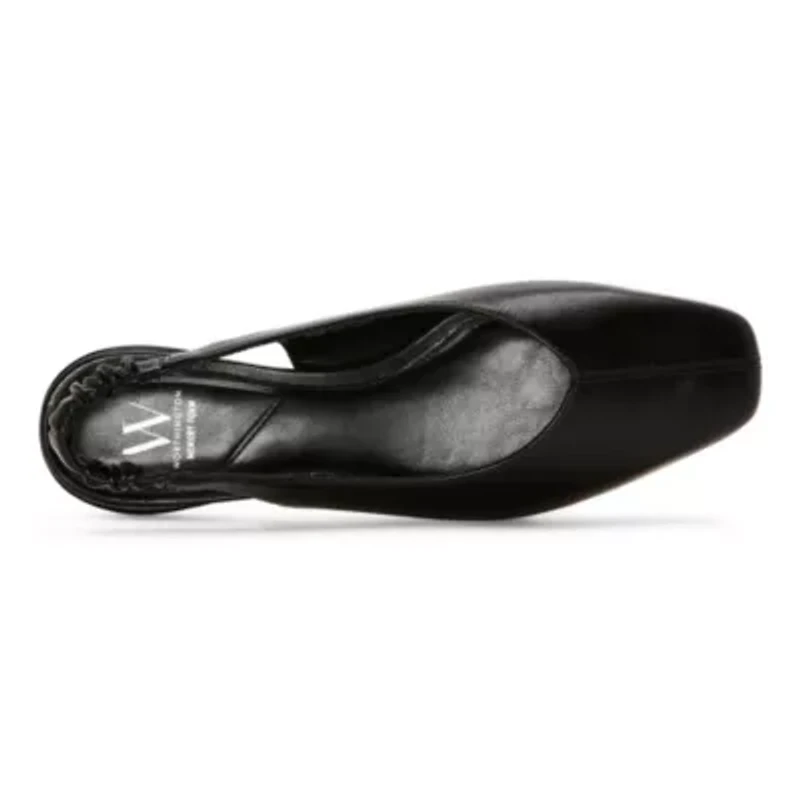Worthington Bitter Womens Square Ballet Flats
