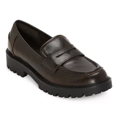Arizona Jean Co Lillie Womens Round Closed Toe Loafers