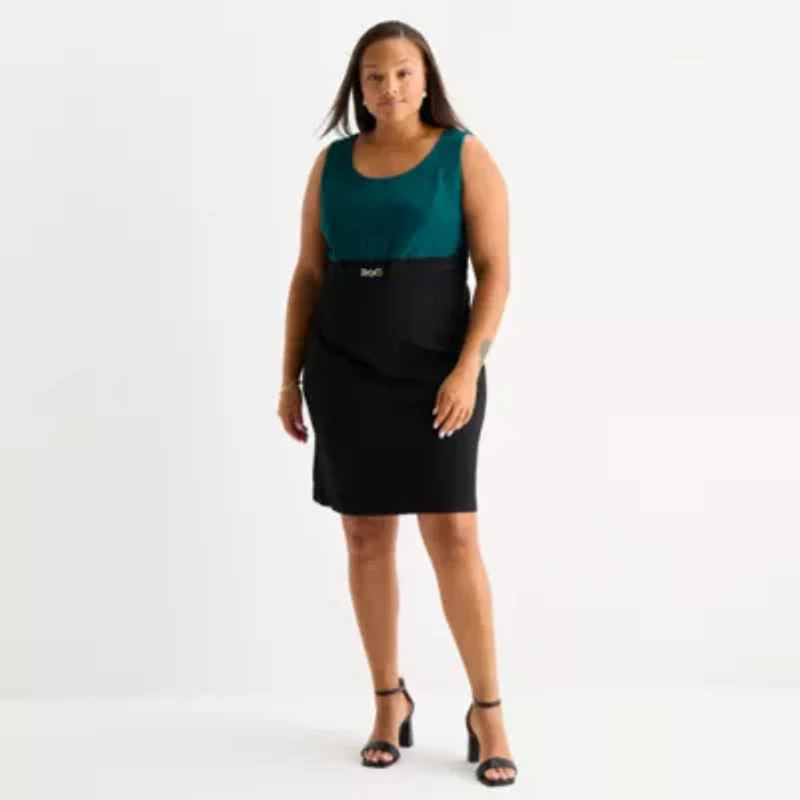 Studio 1 Womens Jacket Dress Plus