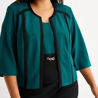 Studio 1 Womens Jacket Dress Plus