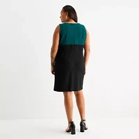 Studio 1 Womens Jacket Dress Plus