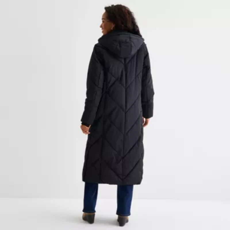 St. John's Bay Womens Heavyweight Puffer Jacket