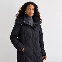 St. John's Bay Womens Heavyweight Puffer Jacket