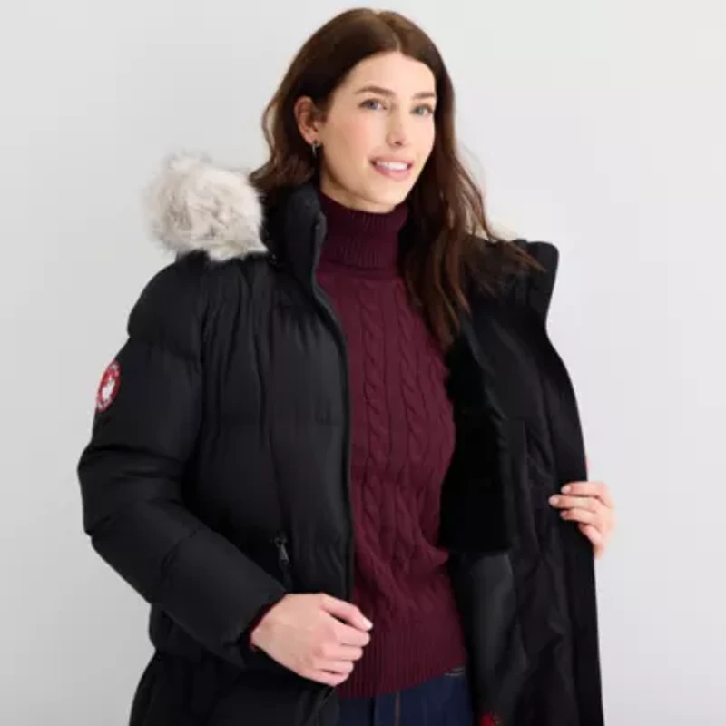 Canada Weather Gear Womens Water Resistant Heavyweight Parka