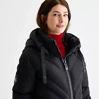 Canada Weather Gear Womens Hooded Water Resistant Heavyweight Parka