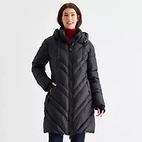 Canada Weather Gear Womens Hooded Water Resistant Heavyweight Parka