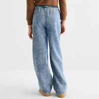 Vanilla Star Big Kid Girls Mid Rise Wide Leg Jean