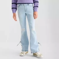 Vanilla Star Big Kid Girls Mid Rise Flare Leg Jean