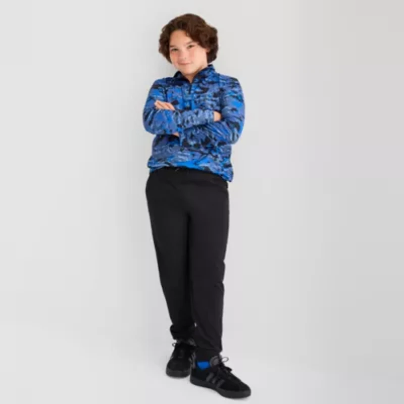 Xersion Little & Big Kid Boys Quick Dry Tapered Mid Rise Regular Fit Pull-On Pant