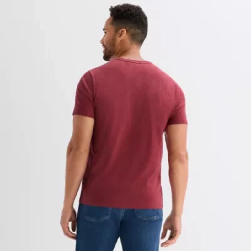 St. John's Bay Super Soft Mens Crew Neck Short Sleeve T-Shirt