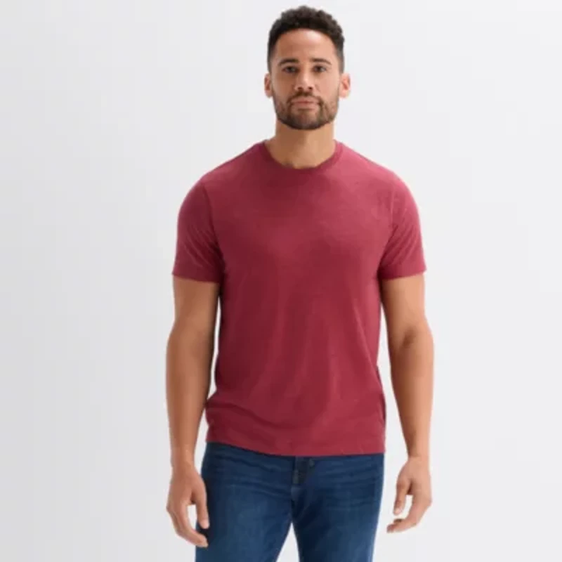 St. John's Bay Super Soft Mens Crew Neck Short Sleeve T-Shirt