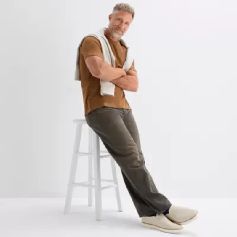 St. John's Bay Super Soft Mens Crew Neck Short Sleeve T-Shirt