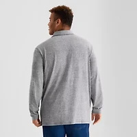 Stylus Big and Tall Mens Regular Fit Long Sleeve Polo Shirt