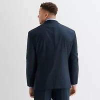 Stafford Coolmax All Season Mens Classic Fit Plaid Big and Tall Suit Jacket