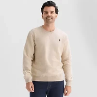 U.S. Polo Assn. Crew Fleece Mens Crew Neck Long Sleeve Embroidered Sweatshirt