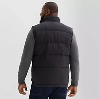 St. John's Bay Quilted Cargo Mens Heavyweight Plus Puffer Vest