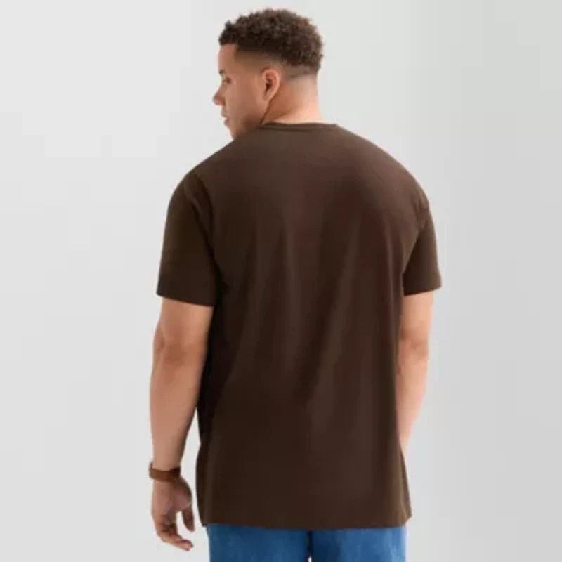 St. John's Bay Super Soft Mens Crew Neck Short Sleeve Big and Tall T-Shirt