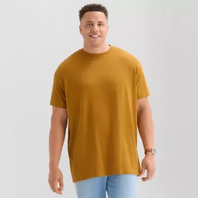 St. John's Bay Super Soft Mens Crew Neck Short Sleeve Big and Tall T-Shirt