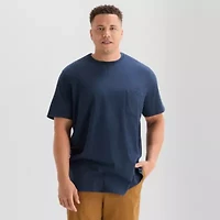 St. John's Bay Super Soft Mens Crew Neck Short Sleeve Quick Dry Big and Tall T-Shirt