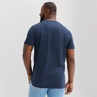 St. John's Bay Super Soft Mens V Neck Short Sleeve Quick Dry Big and Tall T-Shirt